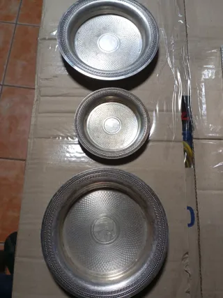 Tre piatti francesi Gombault fine XIX inizio XX