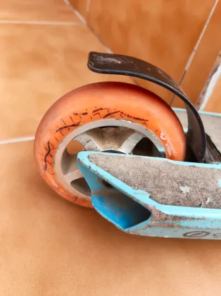 Patinete Scooter Oxelo Azul y Naranja