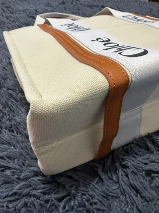 Bolso Tote Chloe Beige y Marrón