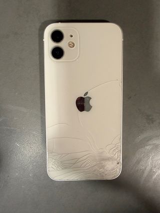 iPhone 12 bianco e custodia SP