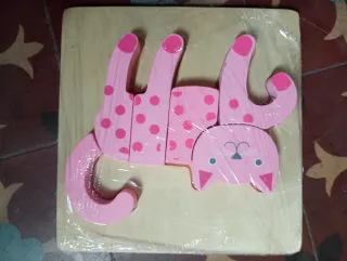 Puzzle infantil animales selva