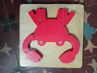 Puzzle infantil animales selva