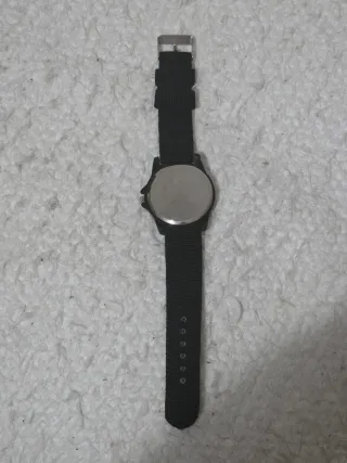 Reloj Gemini Army Negro y Plateado