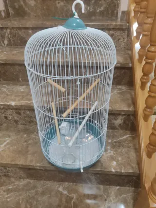 Jaula redonda para pájaros