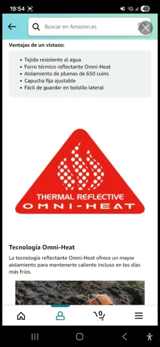 Chaqueta Columbia 100% Pluma 650 Cuins Negra