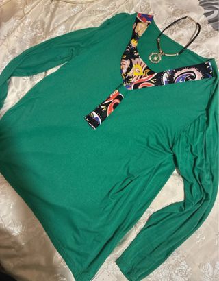 Maglia donna con collana taglia unica