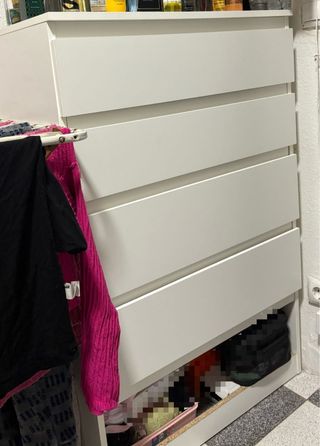 Cómoda blanca 4 cajones