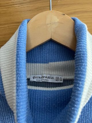 Jersey Stradivarius rayas azul y blanco