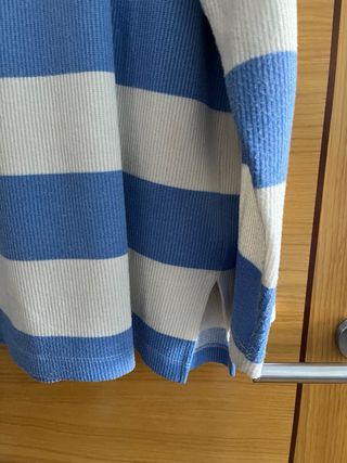 Jersey Stradivarius rayas azul y blanco