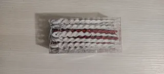 Set palle albero Natale rosse e bianche