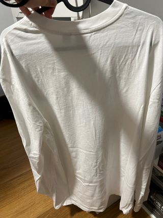 Camiseta Guess Manga Larga Blanca