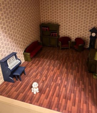 Casa delle bambole in stile vittoriano