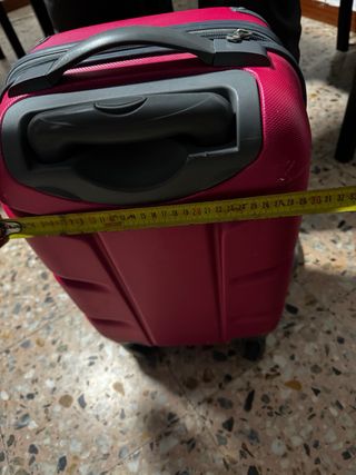 Maleta de mano rosa
