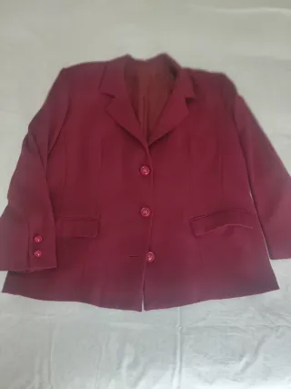 Chaqueta de señora roja