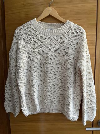 Jersey El Corte Inglés beige talla única