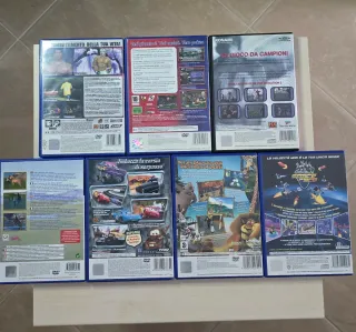 Lotto Giochi PS2: Smackdown, Cars, Madagascar, Spa