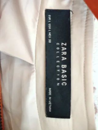 Chaqueta Zara Beige Talla Única