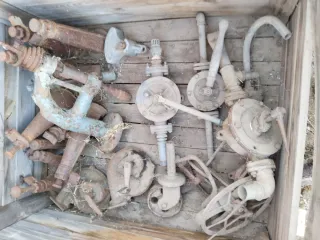 Lote herramientas taller antiguo