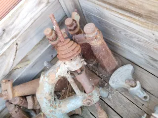 Lote herramientas taller antiguo