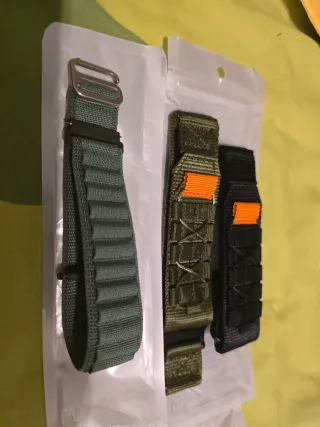 Cinturino Garmin 22mm Nero e Verde