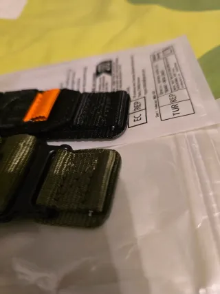 Cinturino Garmin 22mm Nero e Verde