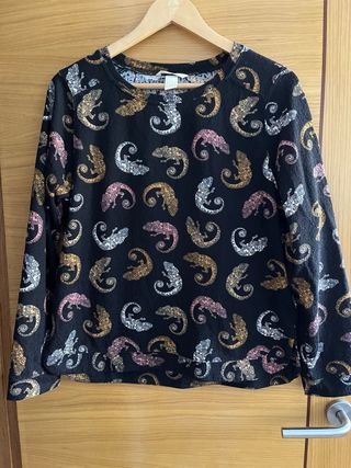 Jersey H&M camaleones multicolor