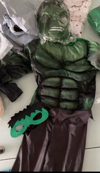 Costume Carnevale Hulk Bambino varie misure