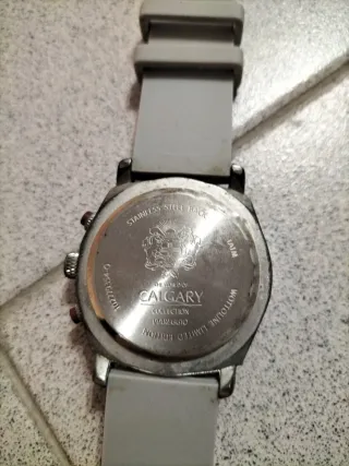 Reloj Gris y Plateado