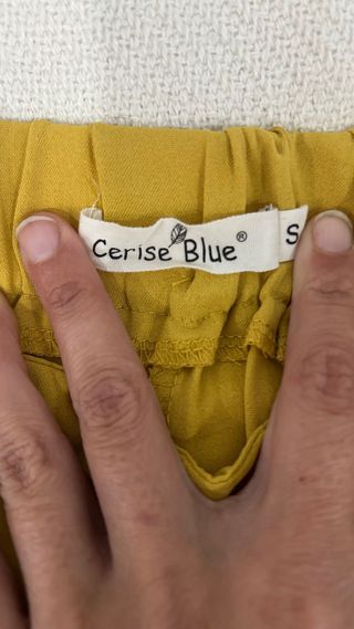 Pantalón Cerise Blue mostaza Talla S