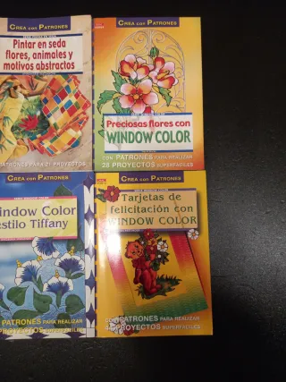 Lote seis libros " "crea con patrones"