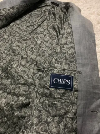 Blazer Chaps Grigio Taglia XL
