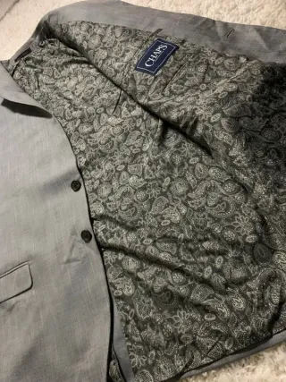 Blazer Chaps Grigio Taglia XL