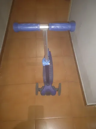 Patinete infantil 3 ruedas azul