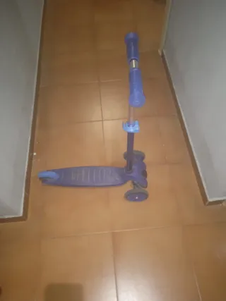 Patinete infantil 3 ruedas azul