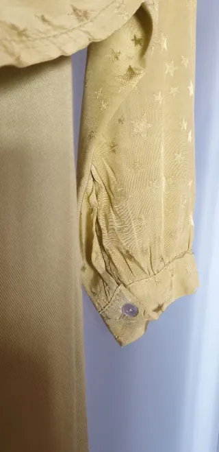 Conjunto falda y blusa verde