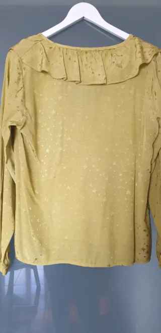 Conjunto falda y blusa verde