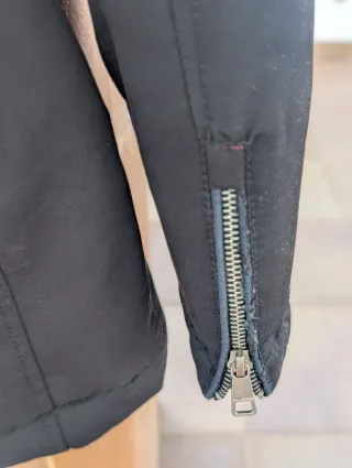 Abrigo Pull&bear negro mujer