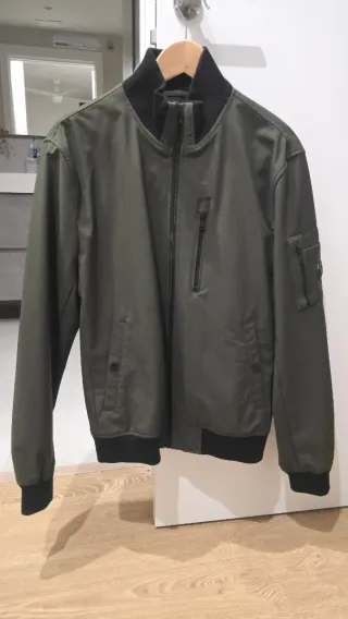 Chaqueta Bomber Michael Kors Verde Militar