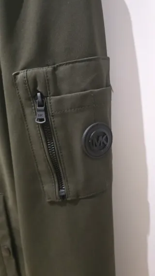 Chaqueta Bomber Michael Kors Verde Militar
