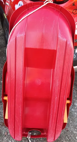 Trineo para adulto rojo