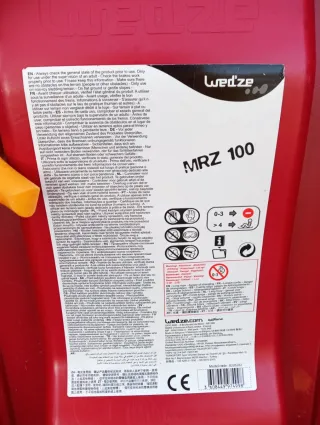 Trineo para adulto rojo