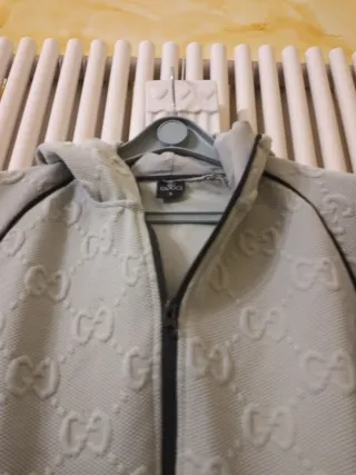 Cardigan con cappuccio Gucci Grigio Taglia M