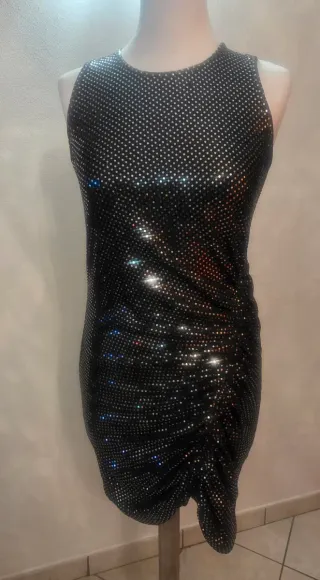 Mini abito con paillettes