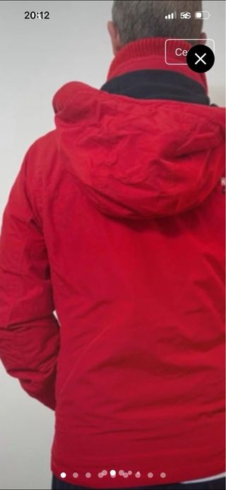 Chaqueta Hollister Hombre forrada capucha