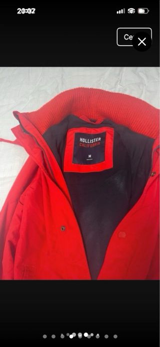 Chaqueta Hollister Hombre forrada capucha