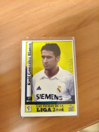 Cromo Raúl Real Madrid 2004