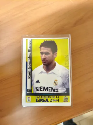 Cromo Raúl Real Madrid 2004