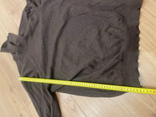 Jersey cuello vuelto marrón oscuro Talla M