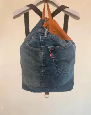 Zaino in vera pelle Levi's Nuovo Made in Italy