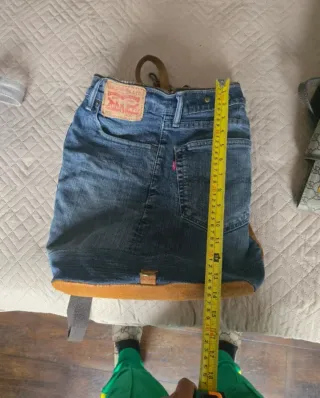 Zaino in vera pelle Levi's Nuovo Made in Italy